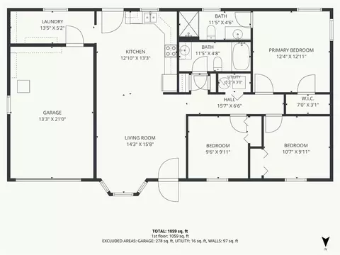 Floorplan - 607 W 6th St, Cameron, MO 64429 photo 1 of 1