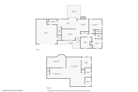 Floorplan - 430 Chestnut Dr, Marshall, MO 65340 photo 1 of 3