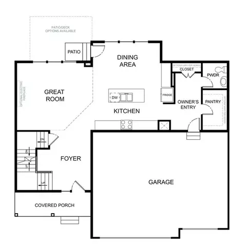 Floorplan - 1110 Sendera Trl, Raymore, MO 64083 photo 1 of 3