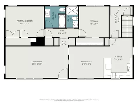 Floorplan - 339 W Oak St, Trimble, MO 64492 photo 1 of 2