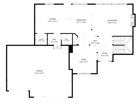 Floorplan - 1502 Cross Creek Dr, Raymore, MO 64083 photo 2 of 4