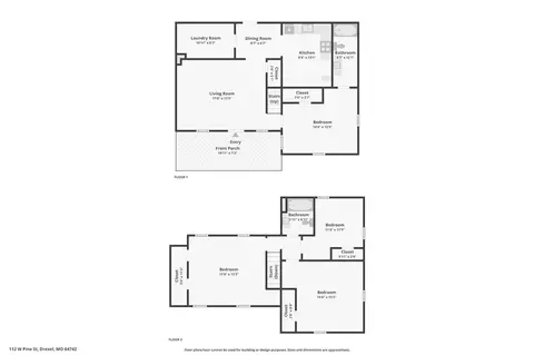 Floorplan - 112 W Pine St, Drexel, MO 64742 photo 3 of 3
