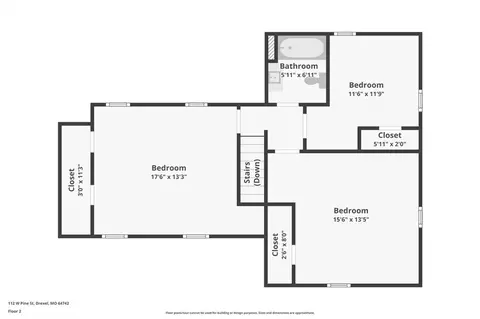 Floorplan - 112 W Pine St, Drexel, MO 64742 photo 2 of 3
