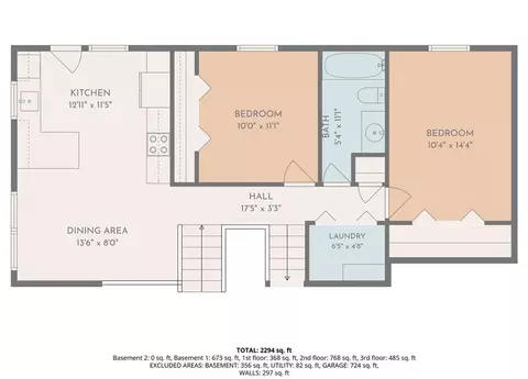 Floorplan - 722 Garnes St, Raymore, MO 64083 photo 2 of 6