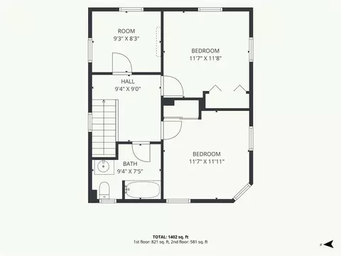 Floorplan - 611 N Spring St, Independence, MO 64050 photo 2 of 6