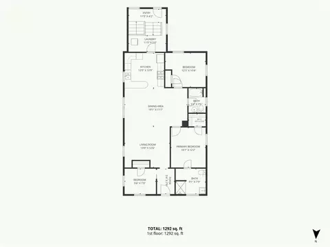Floorplan - 534 E 2nd Ave, Garnett, KS 66032 photo 1 of 2
