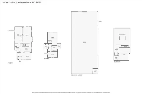 Floorplan - 207 W 23rd St, Independence, MO 64055 photo 5 of 6