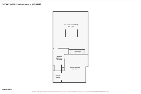 Floorplan - 207 W 23rd St, Independence, MO 64055 photo 3 of 6