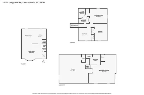 Floorplan - 1010 E Langsford Rd, Lees Summit, MO 64063 photo 1 of 4