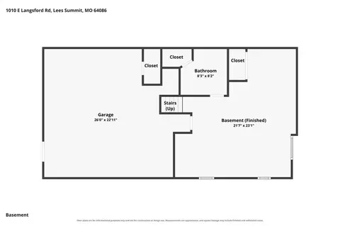 Floorplan - 1010 E Langsford Rd, Lees Summit, MO 64063 photo 4 of 4