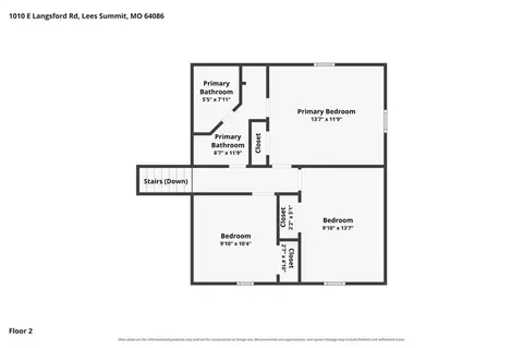 Floorplan - 1010 E Langsford Rd, Lees Summit, MO 64063 photo 3 of 4
