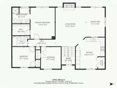Floorplan - 712 S Sunset Ln, Raymore, MO 64083 photo 2 of 3
