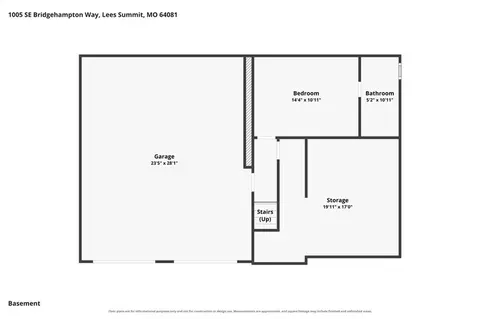 Floorplan - 1005 SE Bridgehampton Way, Lees Summit, MO 64081 photo 1 of 3