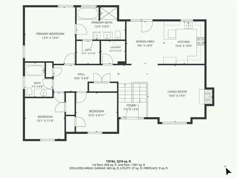 Floorplan - 1106 Creekside Ct, Raymore, MO 64083 photo 1 of 3