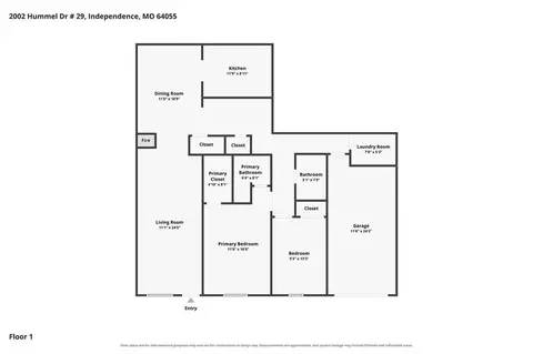 Floorplan - 2002 S Hummel Dr, Independence, MO 64055 photo 1 of 1