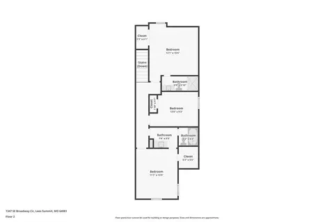 Floorplan - 1347 SE Broadway Cir, Lees Summit, MO 64081 photo 2 of 3