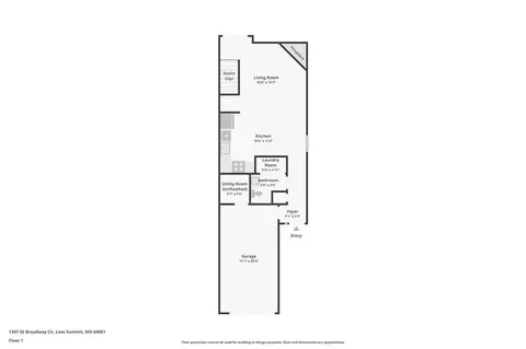 Floorplan - 1347 SE Broadway Cir, Lees Summit, MO 64081 photo 1 of 3