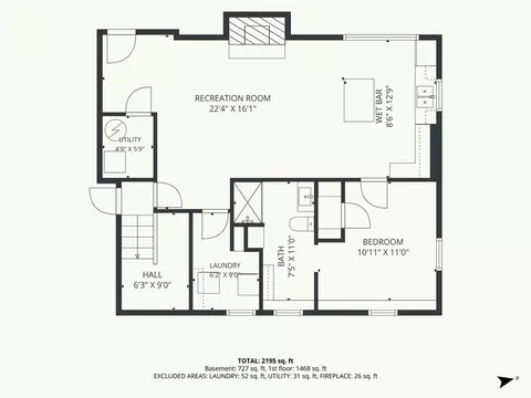 Floorplan - 3408 S Phelps Rd, Independence, MO 64055 photo 2 of 3