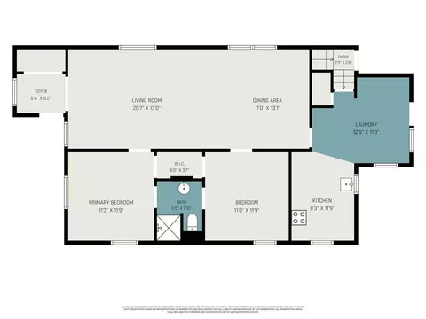 Floorplan - 206 N 4th St, Fairfax, MO 64446 photo 2 of 3