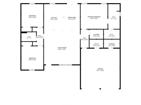 Floorplan - 1301 W 4th St, Cameron, MO 64429 photo 1 of 1