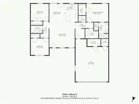 Floorplan - 102 E 4th St, Norborne, MO 64668 photo 1 of 1