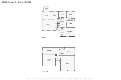 Floorplan - 2116 E Mohawk Dr, Olathe, KS 66062 photo 3 of 3