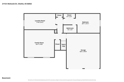 Floorplan - 2116 E Mohawk Dr, Olathe, KS 66062 photo 1 of 3