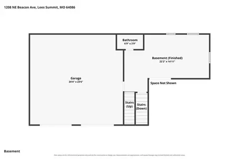 Floorplan - 1208 NE Beacon Ave, Lees Summit, MO 64086 photo 3 of 4