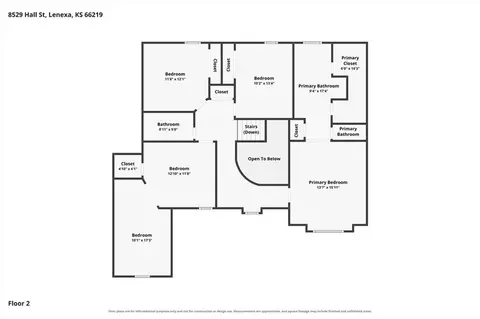 Floorplan - 8529 Hall St, Lenexa, KS 66219 photo 2 of 3