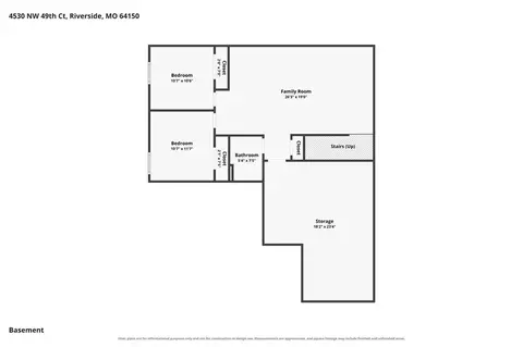 Floorplan - 4530 NW 49th Ct, Riverside, MO 64150 photo 2 of 3