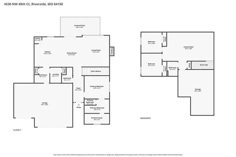 Floorplan - 4530 NW 49th Ct, Riverside, MO 64150 photo 3 of 3