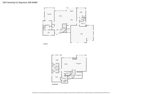 Floorplan - 1201 Serenity Ct, Raymore, MO 64083 photo 3 of 3