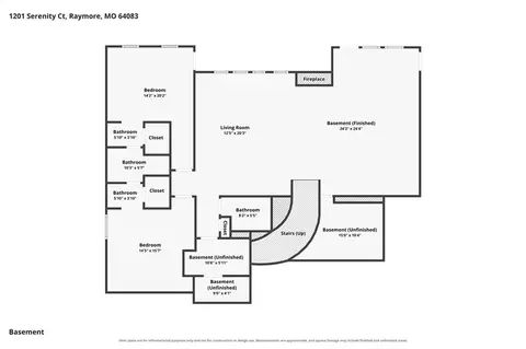 Floorplan - 1201 Serenity Ct, Raymore, MO 64083 photo 2 of 3