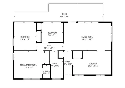 Floorplan - 12206 E 47th St, Independence, MO 64055 photo 1 of 2
