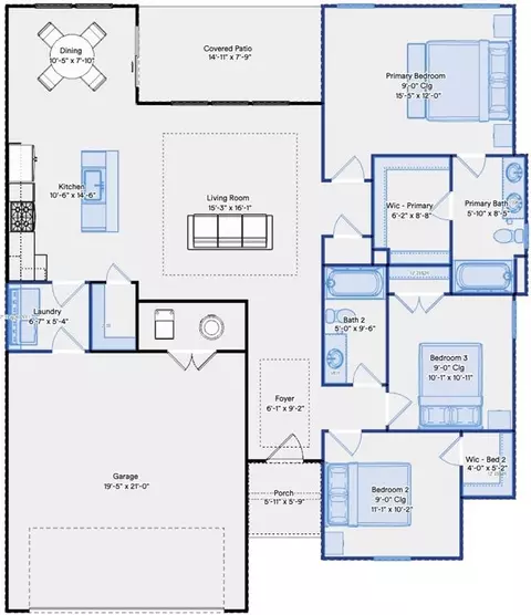 Floorplan - 20510 Millview Rd, Spring Hill, KS 66083 photo 1 of 1