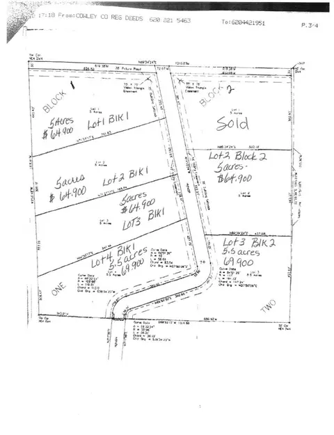 000 High Clf #LOT 1 BLOCK 1 TURTLE ROCK ONE SU, Udall, KS 67146