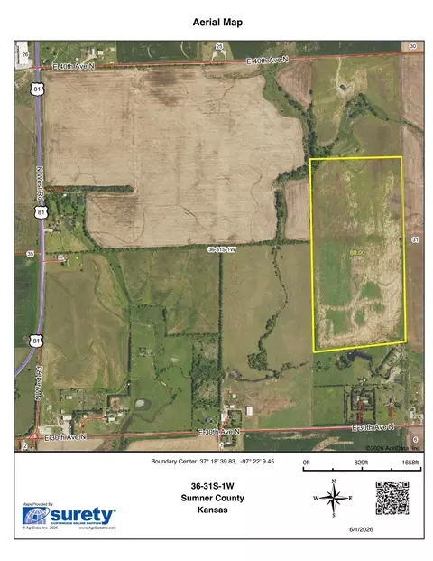 0000 E 40th St N #0000 N MERIDIAN RD, Wellington, KS 67152