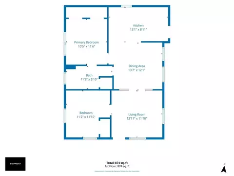 Floorplan - 720 E 8th Ave, Winfield, KS 67156 photo 2 of 2