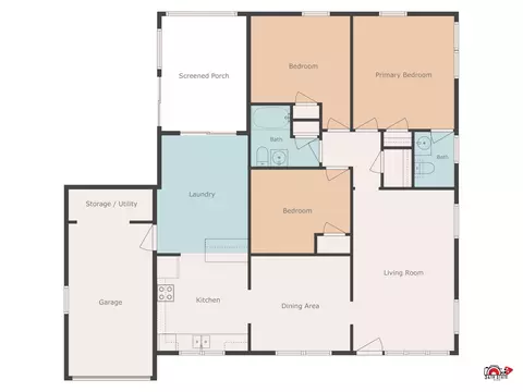 Floorplan - 461 S Westview Dr, Derby, KS 67037 photo 1 of 1