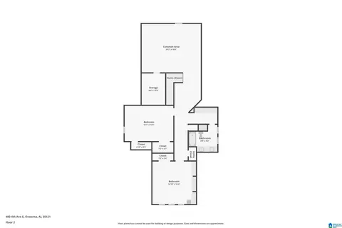 Floorplan - 400 4th Ave, Oneonta, AL 35121 photo 1 of 2