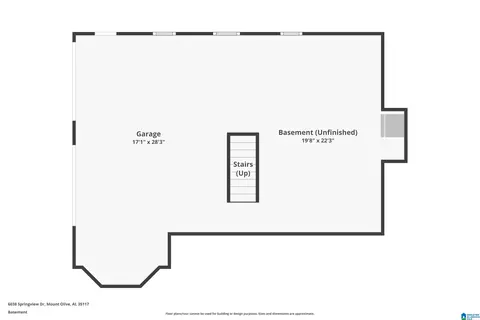 Floorplan - 6038 Springview Dr, Mount Olive, AL 35117 photo 1 of 4