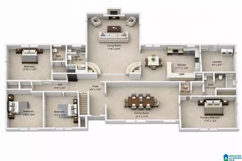 Floorplan - 4863 Eulaton Rd, Anniston, AL 36201 photo 1 of 5