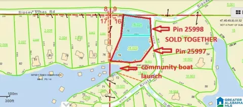 lot S 74 75 Sipsey Pines Rd #74 AND 75, Arley, AL 35541