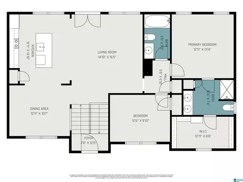 Floorplan - 413 Cornwall Dr, Maylene, AL 35114 photo 1 of 2