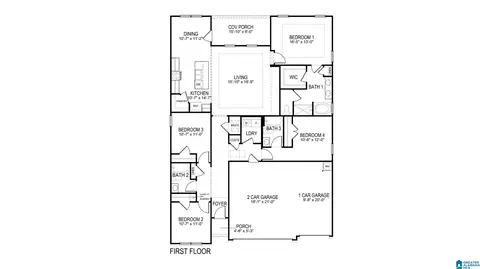 Floorplan - 175 Aberdeen Loop, Calera, AL 35040 photo 2 of 2