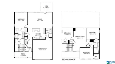 Floorplan - 1083 Gadwall Dr, Alabaster, AL 35007 photo 1 of 1