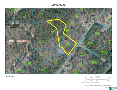 100 Fallview Way #TRACT 2, Odenville, AL 35120
