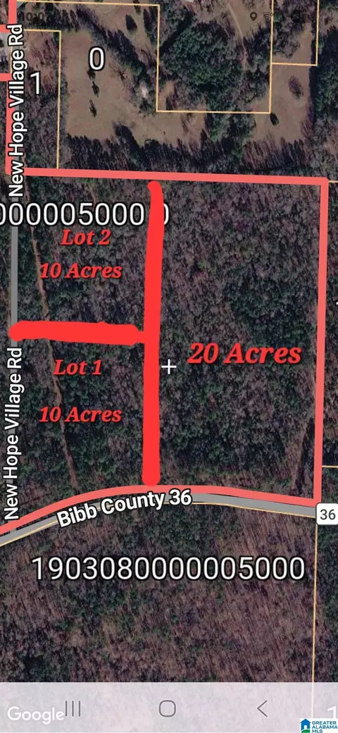 0 County Road 36 #20 ACRES, Randolph, AL 36792