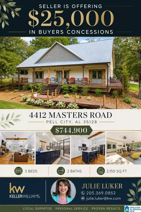 4412 Masters Rd, Pell City, AL 35128