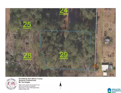 0 Dink Moore Dr #LOT 21 & PART  22, Piedmont, AL 36272